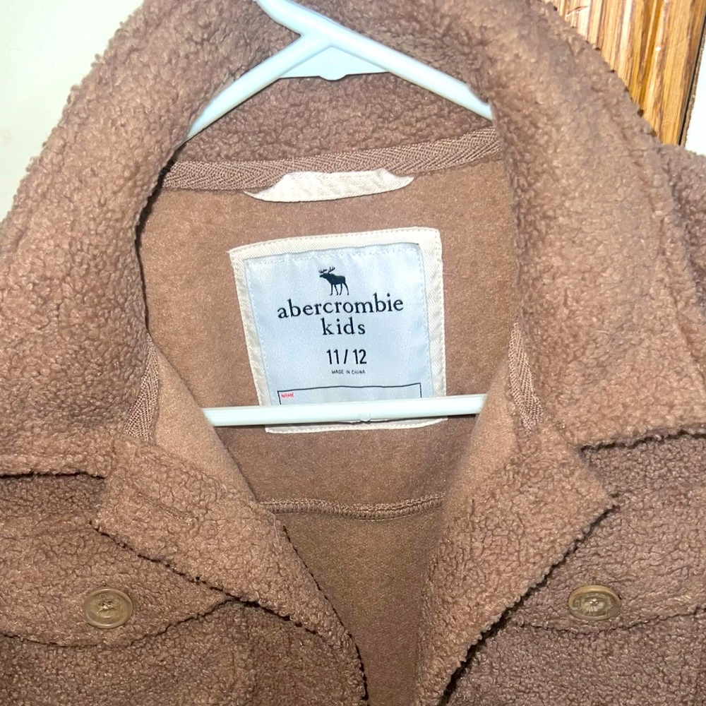 Abercrombie Kids Sherpa Shacket 11/12